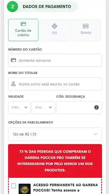 Screenshot of Garena Foccus Download